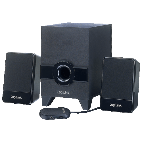 LOGILINK Active Speaker System Stereo with Subwoofer 2.1 SP0023-0