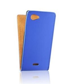 ForCell Slim2 Flip θήκη μπλέ για το Samsung i9195 Galaxy S4 mini-0