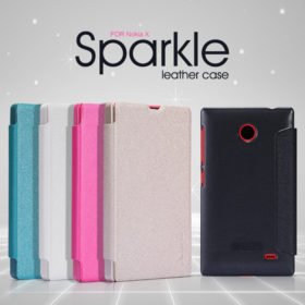 Nillkin Sparkle book Case White για το Nokia X/Χ+-0