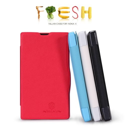 Nillkin Fresh book Case Red για το Nokia X/X+-0