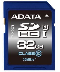 Adata SD Premier 32GB UHS-1/ class10.Vendor code: ASDH32GUICL10-R-0