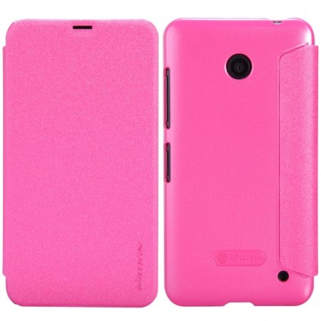 Nillkin Sparkle Book θήκη Pink για το Nokia Lumia 630-0