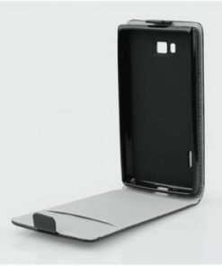 ForCell Slim Flip Flexi Θήκη Μαύρη για το Samsung G800 Galaxy S5 mini-0