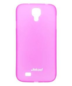 JEKOD TPU Silicone Case Ultrathin 0,3mm Pink για το Samsung i9505 Galaxy S4 (ΠΕΡΙΛΑΜΒΑΝΕΙ ΠΡΟΣΤΑΣΙΑ ΟΘΟΝΗΣ)-0