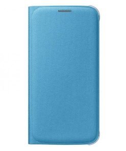 Samsung Flip Wallet Cover (Fabric) για το Galaxy S6 blue EF-WG920BLEGWW-0