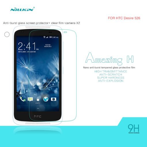 Nillkin Anti Burst Tempered Glass 9H για το HTC Desire 526-0