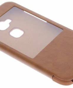 Nillkin Qin S-View Case Brown για το Huawei G8-0