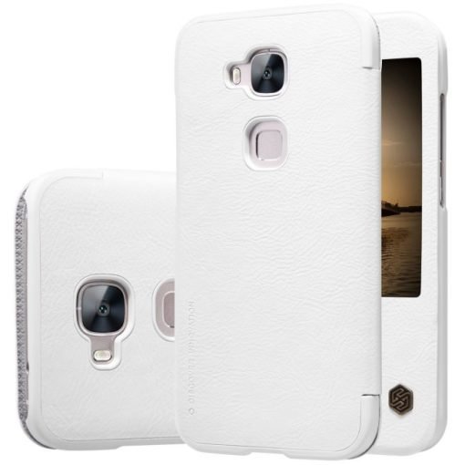 Nillkin Qin S-View Case White για το Huawei G8-0