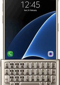 Samsung Original Θήκη Με Πληκτρολόγιο για το Galaxy S7 EJ-CG930UFE Gold-0