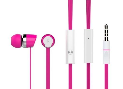 CELEBRAT Ακουστικά Handsfree R20-PK, On-Off, Pink Με μικρόφωνο-0