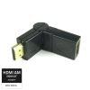 Qoltec Adapter HDMI AM / HDMI AF (Angle plug/rotation) Vendor code: 50516-0