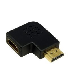 LogiLink® Adapter HDMI 90° flat angle HDMI 19-pin male to HDMI A 19-pin female AH0008-0
