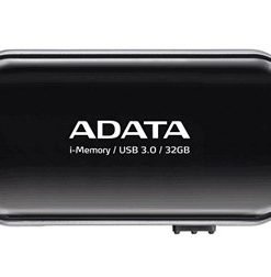 Adata Dashdrive I-memory UE710 32GB black USB3.0 + Lightning Vendor code: AUE710-32G-CBK-0