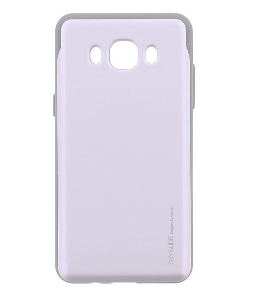 MERCURY θήκη Premium Sky Slide bumper case Card Holder για το Samsung Galaxy J510 / J5 (2016) White/Grey-0