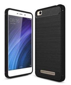 TECH-PROTECT TPU CARBON για το Xiaomi redmi 4A BLACK -0
