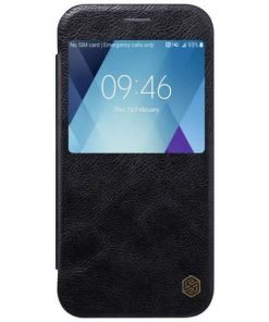 Nillkin Qin S-View Case Black για το Samsung A520 Galaxy A5 2017-0