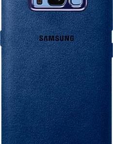 Samsung Alcantara Cover BLUE για το G955 Galaxy S8 Plus (EU Blister) EF-XG955ALE-0