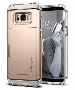 Spigen Case Crystal Wallet για το Galaxy S8 G950 Gold Maple 565CS21087-0