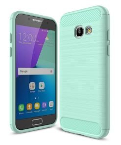 OEM Carbon Case για το Samsung Galaxy A3 (2017) - Γαλάζιο-0