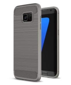 OEM Carbon Case για το Samsung Galaxy A3 (2017) - Γκρι-0