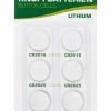 InLine® Button cells set, 3V Lithium, 2x CR2016, 2x CR2025-0