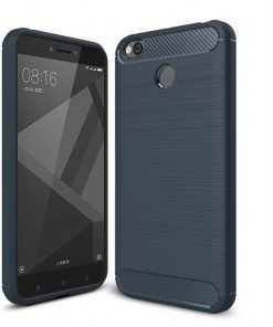 OEM Carbon Case για το Xiaomi Redmi 4X - Μπλε-0