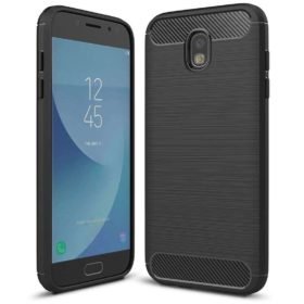 OEM Carbon Case για το Samsung Galaxy J7 2017 - Μαύρο-0