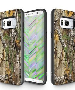 ZIZO SLEEK HYBRID Design Cover w/ Dual Layered Protection For Samsung Galaxy S8 in ZV Blister Packaging - Woods. 1SKHBD-SAMGS8-WD-0