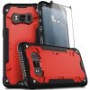 Zizo Proton Armor case with glass screen 9H Samsung Galaxy S8 Plus (Black / Solid Red) 1PRN2-SAMGS8PLUS-BKRD-0