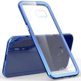 Zizo ATOM Case w/ 9H Tempered Glass Screen Protector and Airframe Grade Aluminum For Samsung Galaxy S8 - BLUE 1ATOM-SAMGS8-BL-0