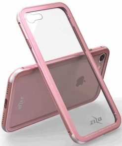 Zizo ATOM Case w/ 9h Tempered Glass Screen Protector and Airframe Grade Aluminum - ROSE GOLD For iPhone 7/8 - ATOM-IPH7-RGD-0