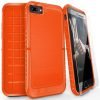 ZIZO Dynite Case (ORANGE) by CLICK CASE for iPhone 8 Plus / 7 Plus - Featuring Anti-Slip Grip and Full Clear 9h Tempered Glass Screen Protector 1DYN-IPH7PLUS-OR-0