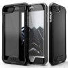 Zizo ION Single Layered Hybrid Cover w/ 9H Tempered Glass Screen Protector (Retail Packaging) - Black/Smoke For iPhone 7/8 Plus - 1IONC-IPH7PLUSN-BKSM-0