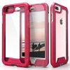 Zizo ION Single Layered Hybrid Cover w/ 9H Tempered Glass Screen Protector (Retail Packaging) - Pink/Clear - For iPhone 7/8 Plus - 1IONC-IPH7PLUSN-PKCL-0