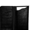 Anco Book Case Slim Fit Black Leather Universal (4.8"-5.3")-0