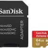 Sandisk Extreme MicroSD 64GB Action Cam 100MB/s SDSQXAF-064G-GN6AA-0