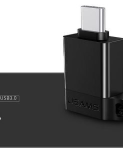 USAMS OTG Adapter Type-C to USB 3.0 (US-SJ186) - Black-0