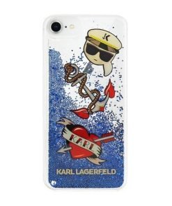 Karl Lagerfeld Liquid Glitter Hard Case για το iPhone 8/7/6/6S - KLHCI8KSG (2)