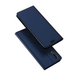 DUX DUCIS Skin Pro Series Flip Leather Wallet για το Huawei P20 (Μπλε)