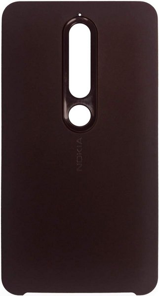 Nokia Soft Touch Case Iron Red για το Nokia 6.1 - CC-505