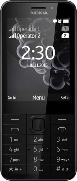 Nokia 230 2017 Dual Sim Dark Silver (Ελληνικής Αντιπροσωπείας)