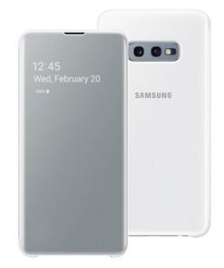 Samsung Clear View Cover White για το Samsung Galaxy S10e EF-ZG970CWEGWW