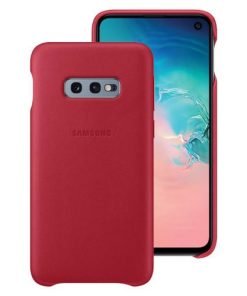 Samsung Leather Cover Red για το Samsung Galaxy S10e EF-VG970LREGWW