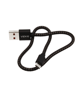 Kαλώδιο USB Vidvie MICRO USB CB441 0,3 Μέτρα Μαύρο-0