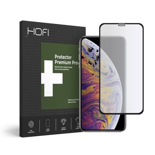 Hofi Hybrid Glass για το iPhone 11 Pro Black-0