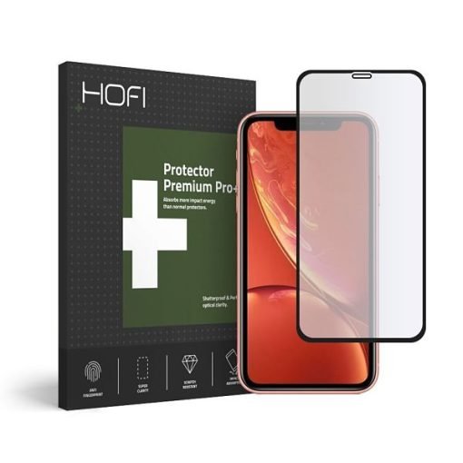 Hofi Hybrid Glass για το iPhone 11 Black-0