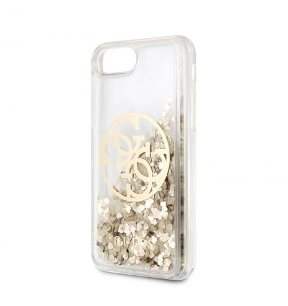 Θήκη Guess Circle Glitter Cover για το iPhone 8/ SE 2020 Gold (GUHCI8LGGITDGO) - Image 5