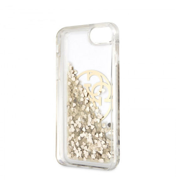 Θήκη Guess Circle Glitter Cover για το iPhone 8/ SE 2020 Gold (GUHCI8LGGITDGO) - Image 4