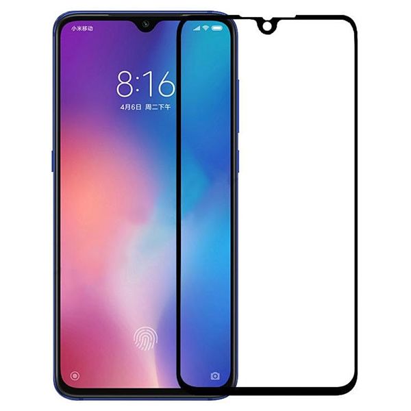 Tempered Glass 9D για το Xiaomi Mi 9 Black