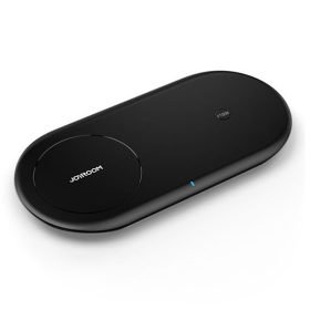 Joyroom 2 σε 1 Wireless Charging Pad (Qi) 15W Μαύρο (JR-A26)